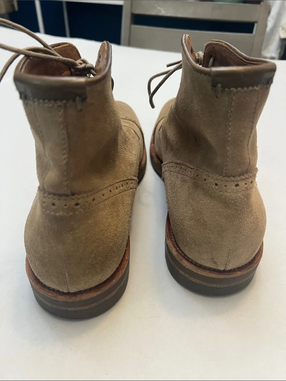 AQUATALIA MENS CARTER US 11.5 WEATHERPROOF LACE UP CAP TOE BOOTS ANKLE BOOTS